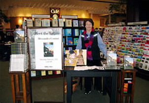 AC at a Borders book signing event