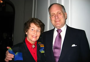 AC (wearing her Austrian medal of honor) and Neue Galerie founder Ronald Lauder
